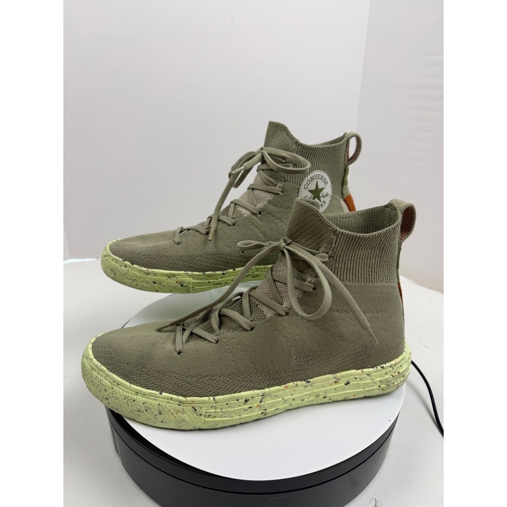 Converse Chuck Taylor All Star Crater Knit Olive Green Mens 8.5 W10.5 High Ankle - Picture 2 of 16